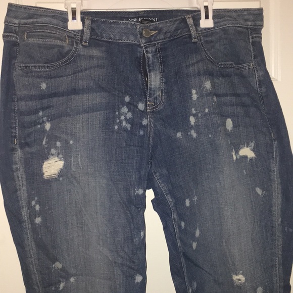 Lane Bryant Denim - Splattered jeans